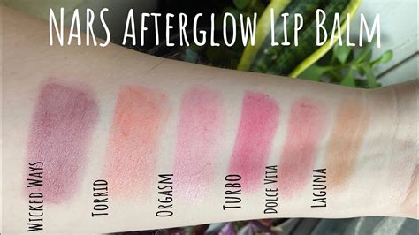 nars afterglow lip balm vs dior lip glow|nars afterglow lip balm torrid.